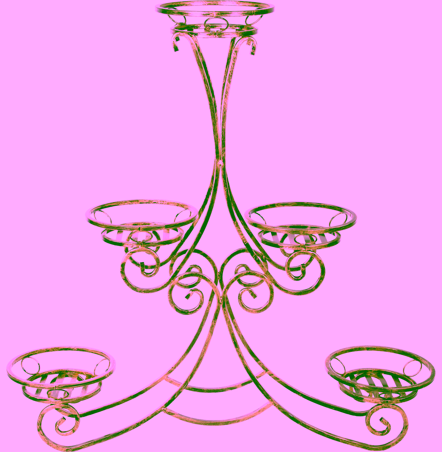 5-pot plant stand Model 200