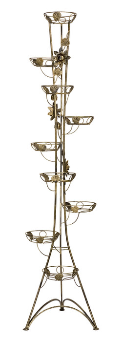 9-pot column plant stand with roses Model 131C