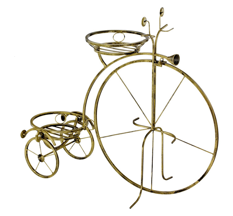 Large bicycle-shaped plant stand Model 132