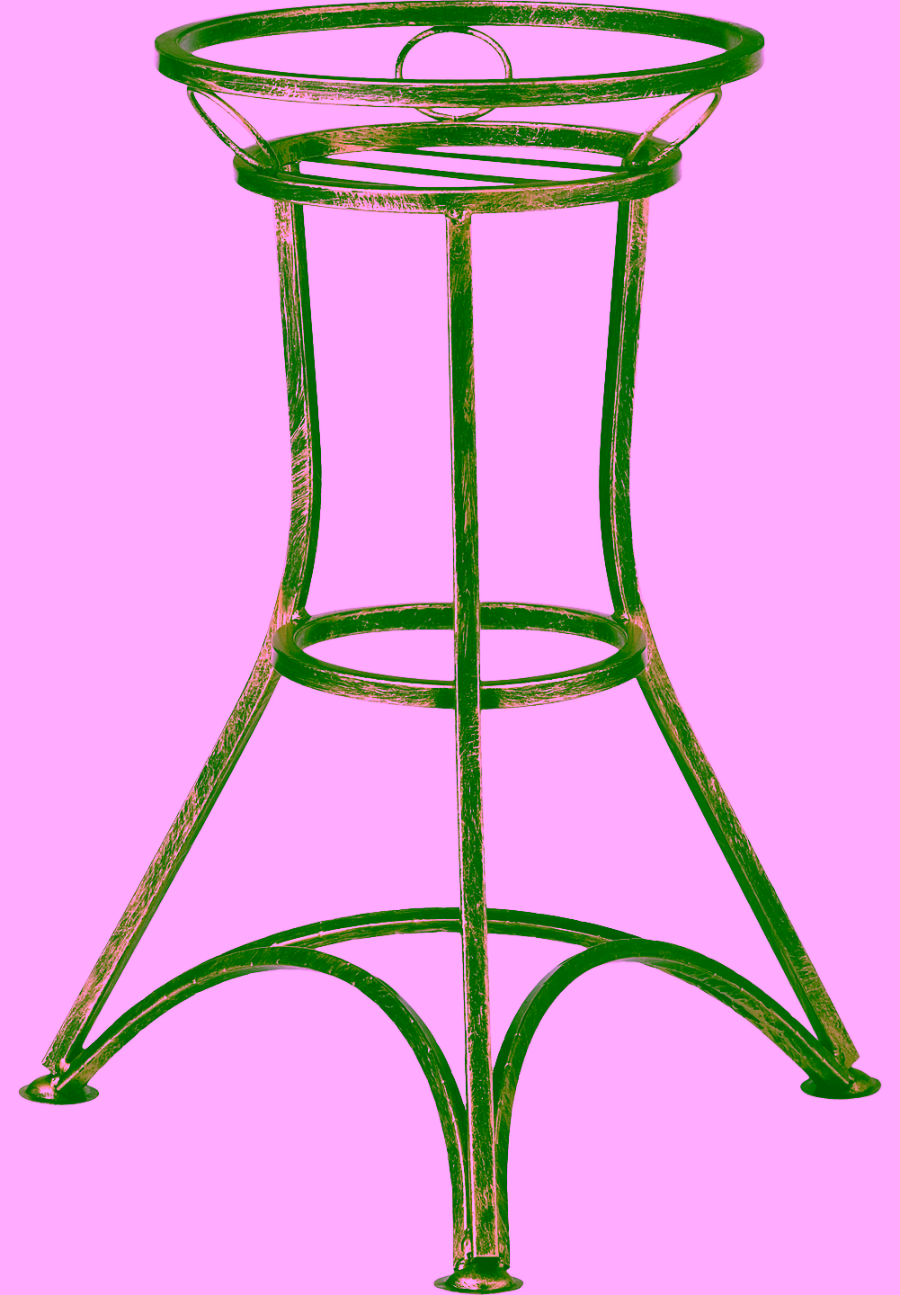 Small 1-pot plant stand Model 214A