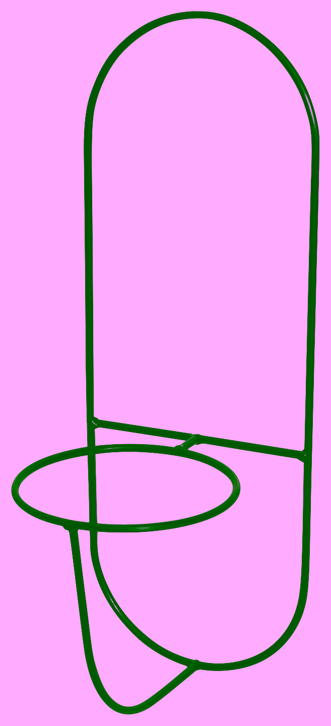 Pot wall mounted plant rack - ELLIPSE Model 560