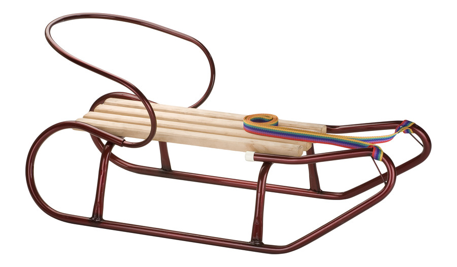 Sled with a backrest Model 259