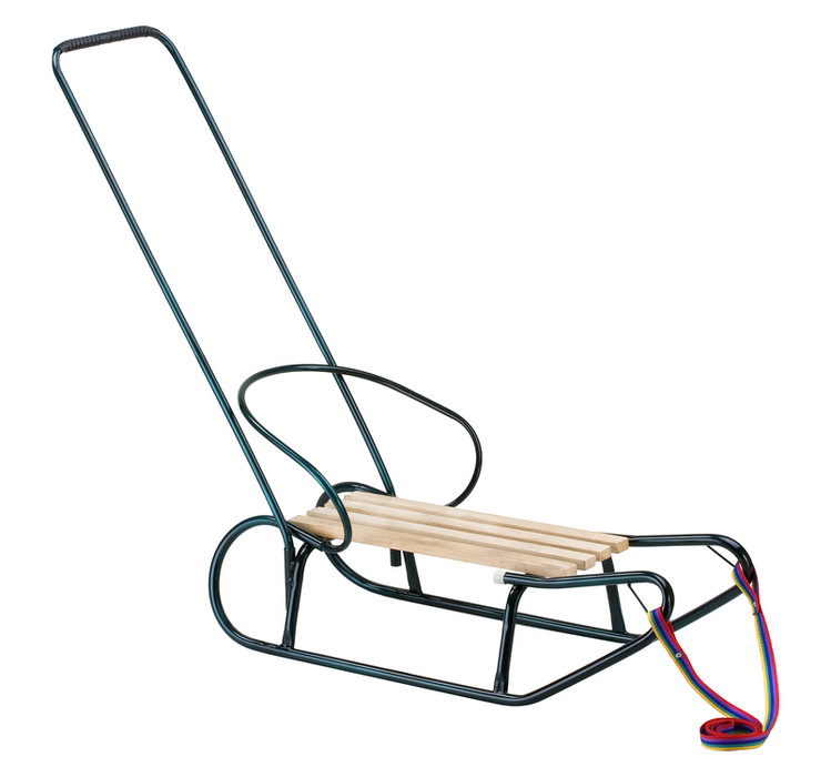 Sled with a backrest and a handle Model 259B