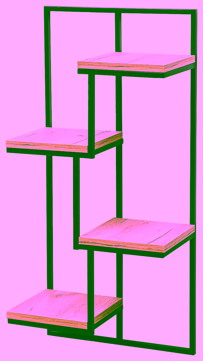 Hanging plant stand with 4 shelves Model 659