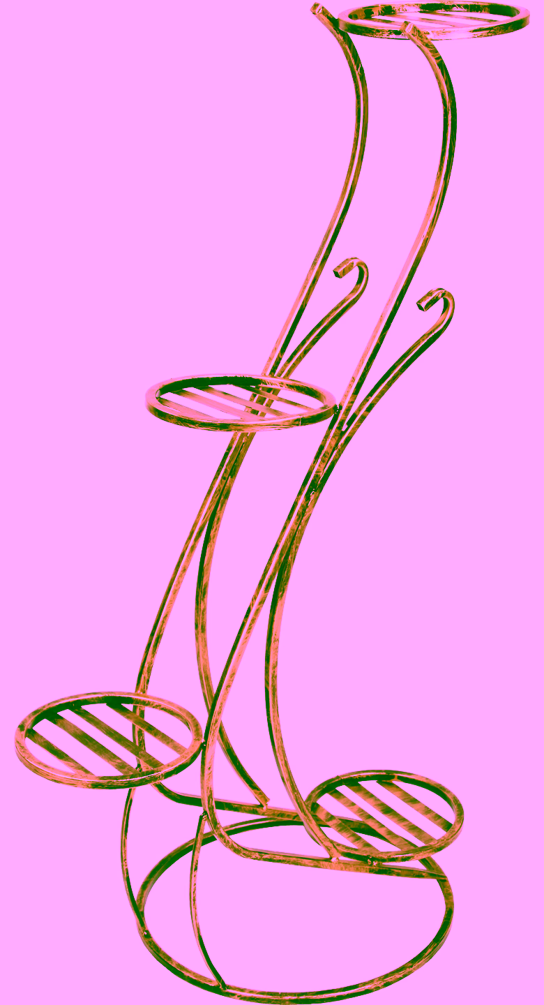 4-pot plant stand Model 243