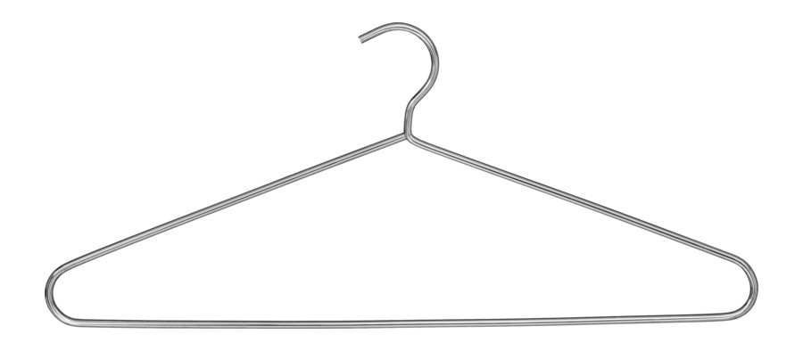 Garment hanger – chrome Model 373