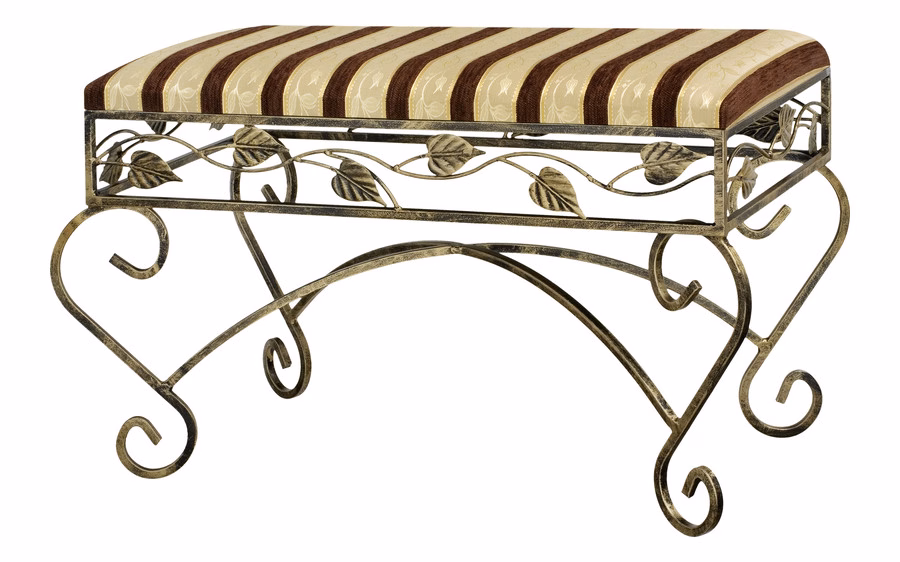 Large classic pouffe – Leaves Model 411