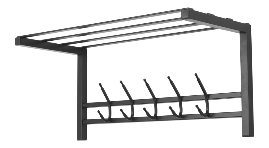 Wall-mounted coat rack with a shelf Loft 70 Model 474