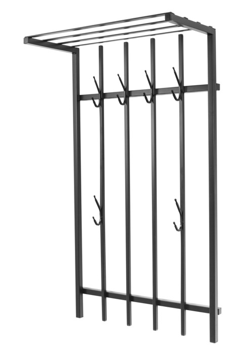 Wall-mounted coat rack with a shelf Loft 70 Model 477