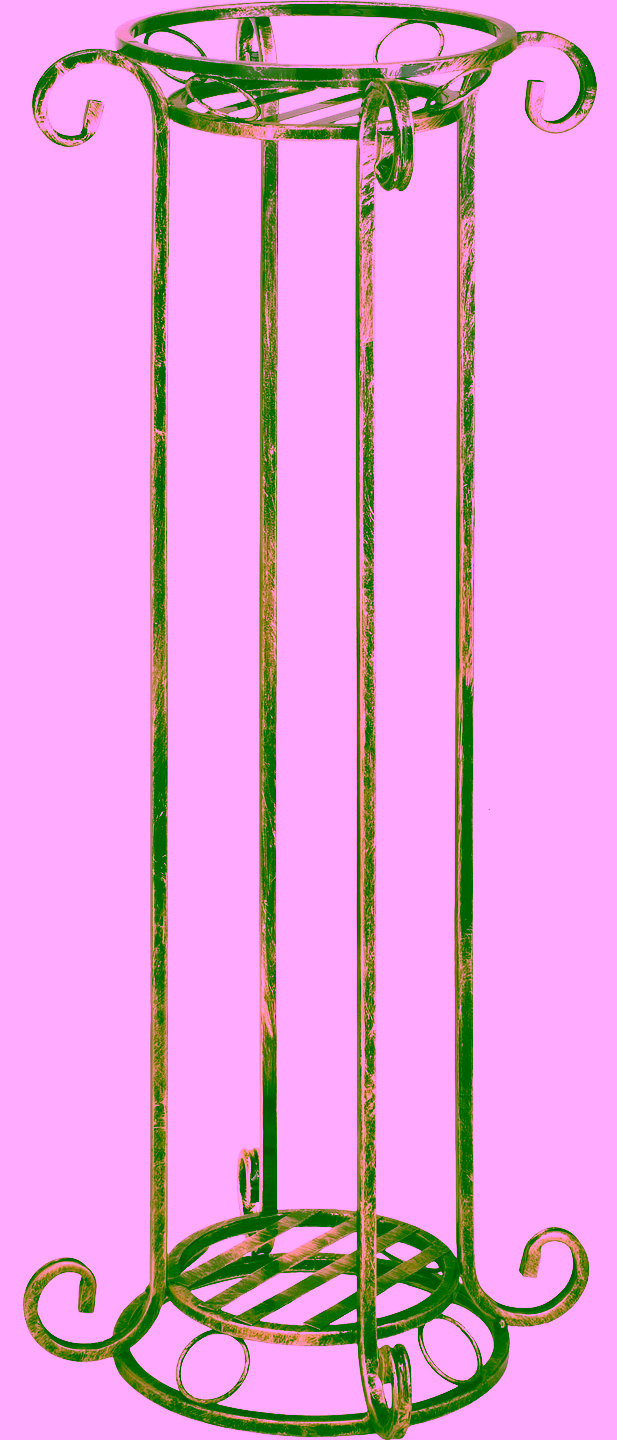 Small column plant stand Model 417