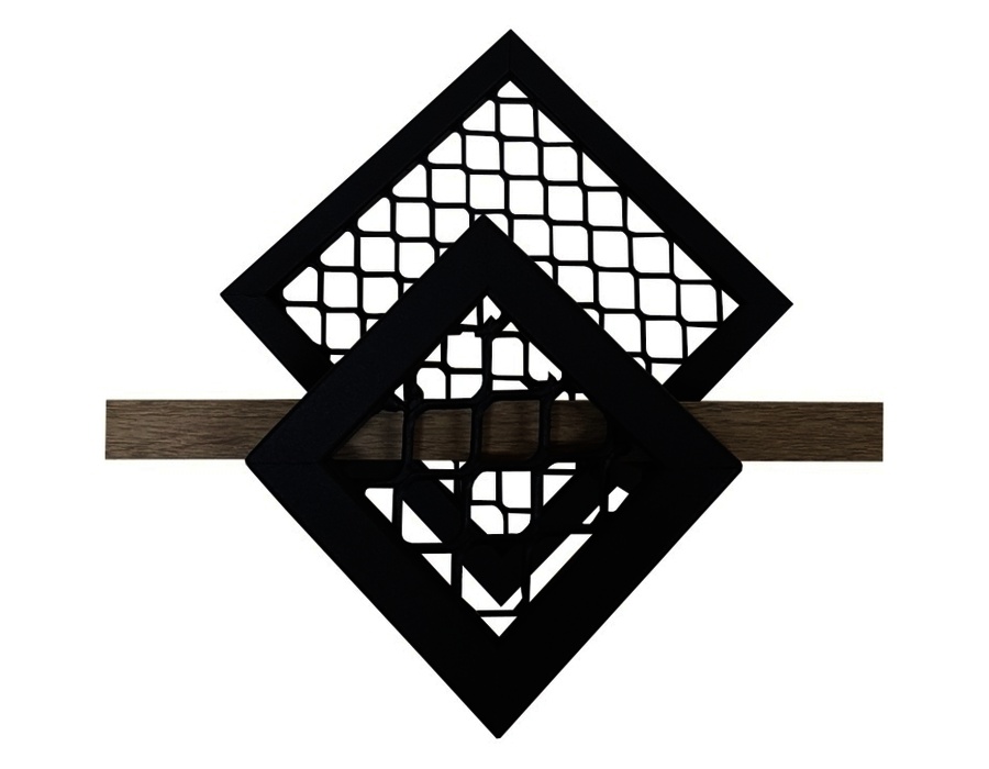 Deco top-hanging shelf - 2 Model 574