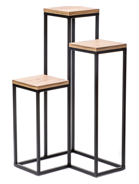 Multi-functional stand, flowerbed 3-cornered Oak Craft Model 667