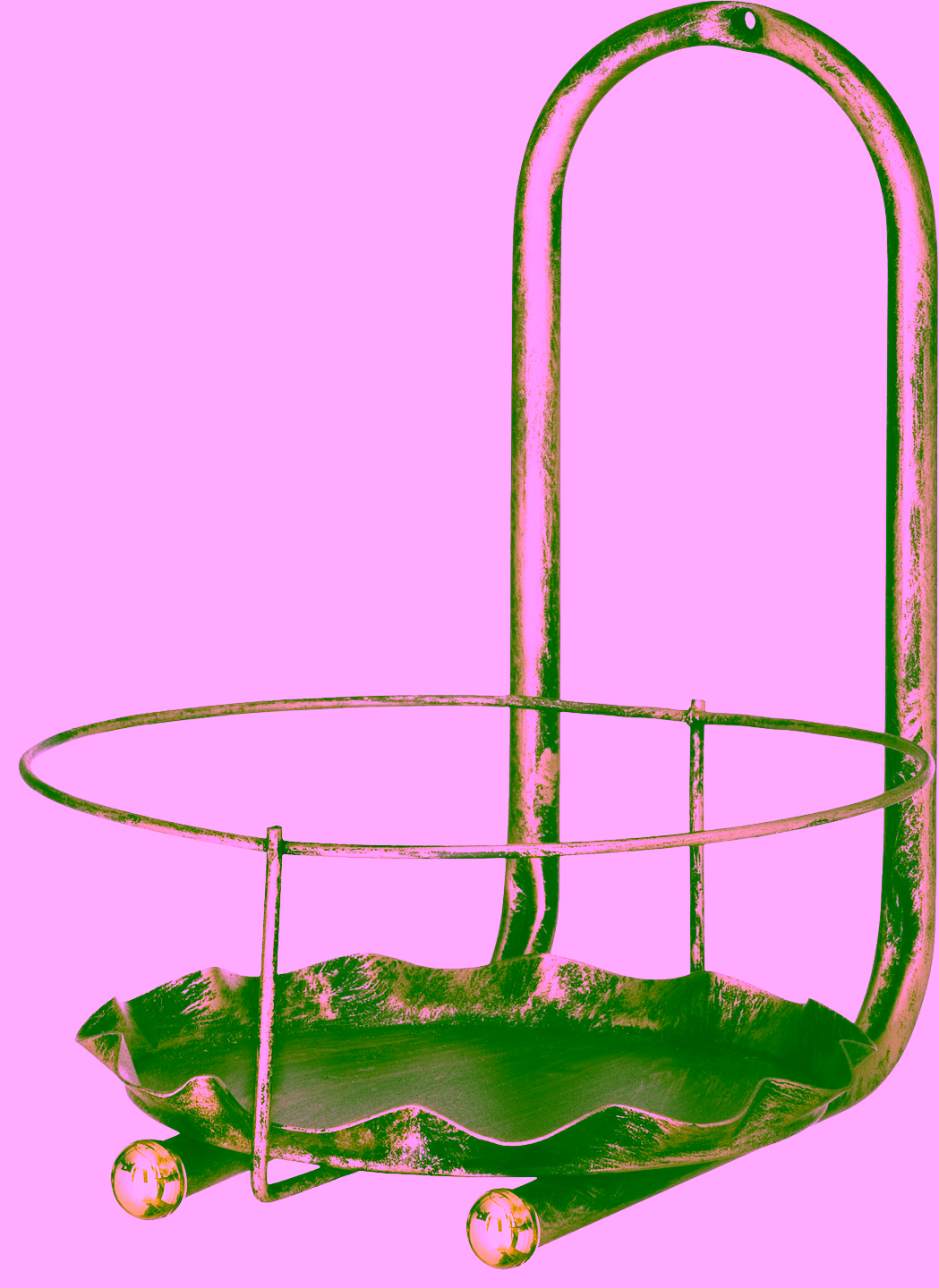 1-pot wall mounted plant rack Model 120
